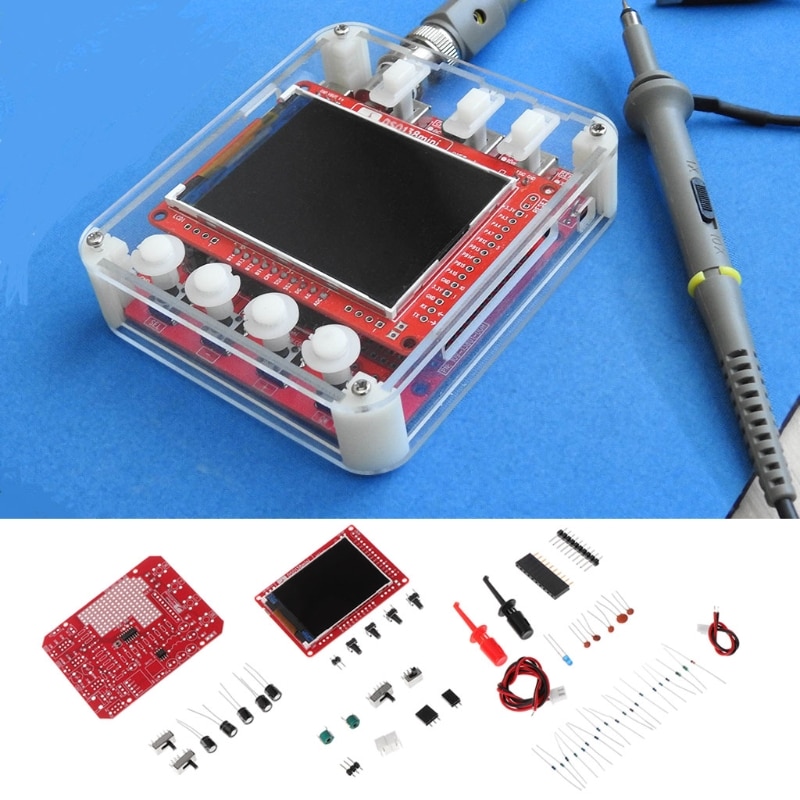 Dso 138 mini digital oscilloskop kit diy læring lommestørrelse dso 138 opgradering