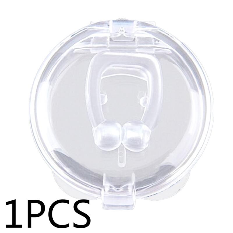 4/2/1 stk silikon magnetisk anti-snorke-enhet neseklemme sovevakt snorestopper nesepust antisnorking sover hele natten: 1 stk