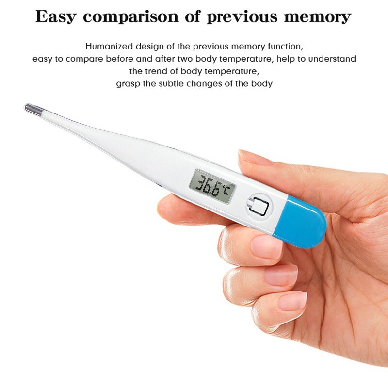 Mini Draagbare Baby Thermometer Elektronische Digitale Thermometer Lcd Display Clip Thermometer