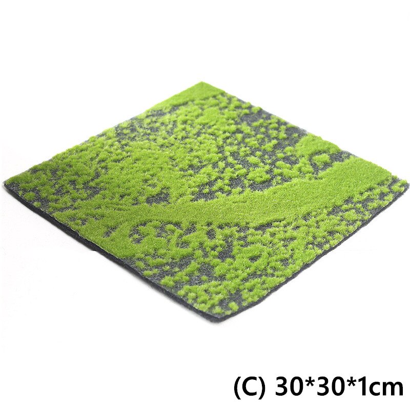 15cm*15cm/30cm*30cm 1 stykke have kunstig økologisk dekorativ græs mos mikro landskab simulation græsplæne