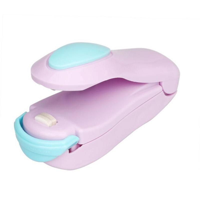 Portable Mini Household Sealing Machine Plastic Heat Sealer hand pressure sealing machine pulse Snack Food Bag Travel Kitchen