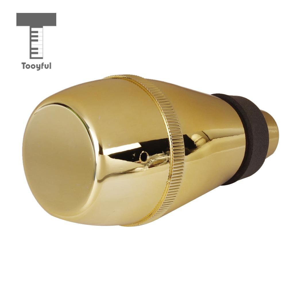 Tooyful 1Pc Lichtgewicht Praktijk Trompet Straight Mute Demper Gemaakt Van Goede Abs Voor Trompetten Instrument golden