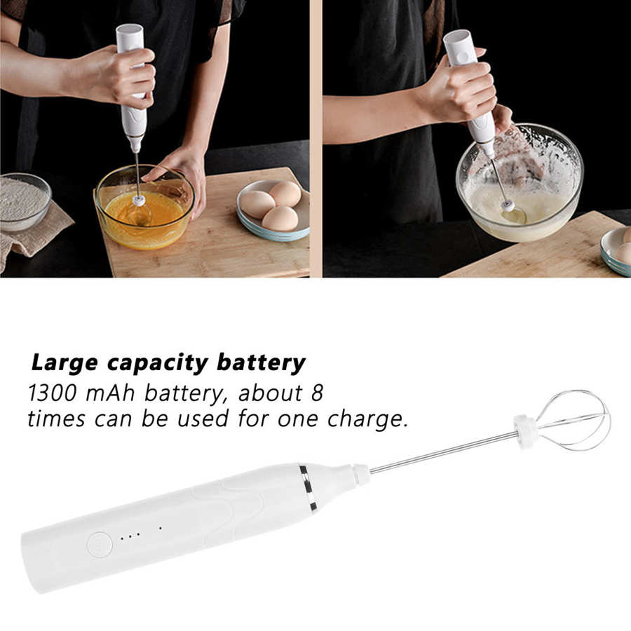 USB elektryczny spieniacz mleka 3 prędkości spieniacz cappuccino ekspres ręczny trzepaczka robić jajek kawy czekolada mieszalnik