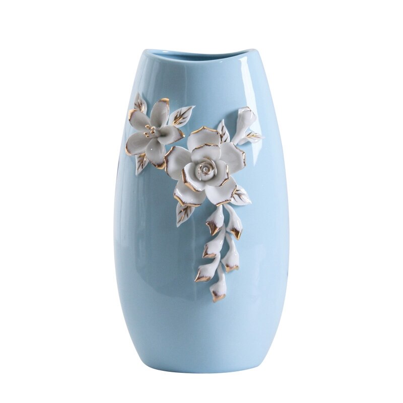 Medium and small Classic Ceramic Vase Chinese Arts And Crafts Decor Flower Vase Household Decoration