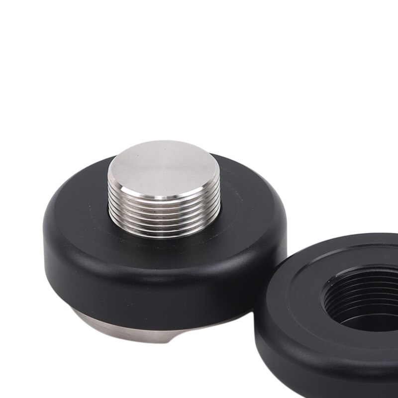 Stainless Steel Powder Press Coffee Dispenser Powder Press Hammer Flat Powder Kitchen Coffee Bean Press Tool