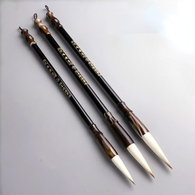Chinese Traditional Calligraphy Brush Pen Set Weasel Multiple Hairs Calligraphy Writing Brush Landscape Painting Calligraphy Pen