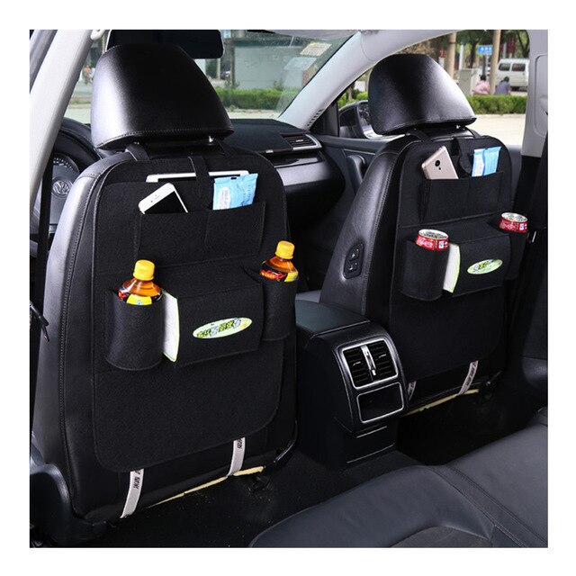 Imbaby baby vognpose filt hængende taske bilsæde opbevaringsboks bilsæde tilbehør klapvogn rejseopbevaringstaske: Sort