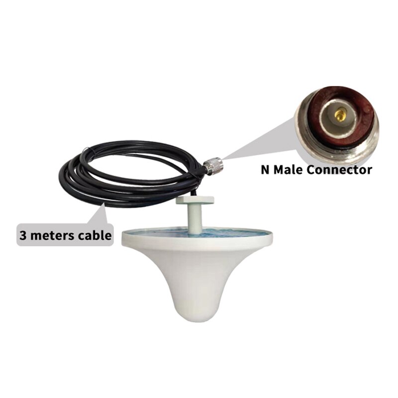 N Connector 800-2700hz Indoor Ceilling Antenna GSM 3G 4G 8dBi Internal Omni Antenna with 3m Cable for Mobile Signal Booste