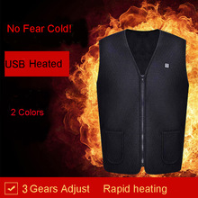 Vrouwen Mannen Usb Infrarood Verwarmde Vest Outdoor Jas Winter Leisure Dagelijkse Elektrische Vest Voor Sport Wandelen Vest