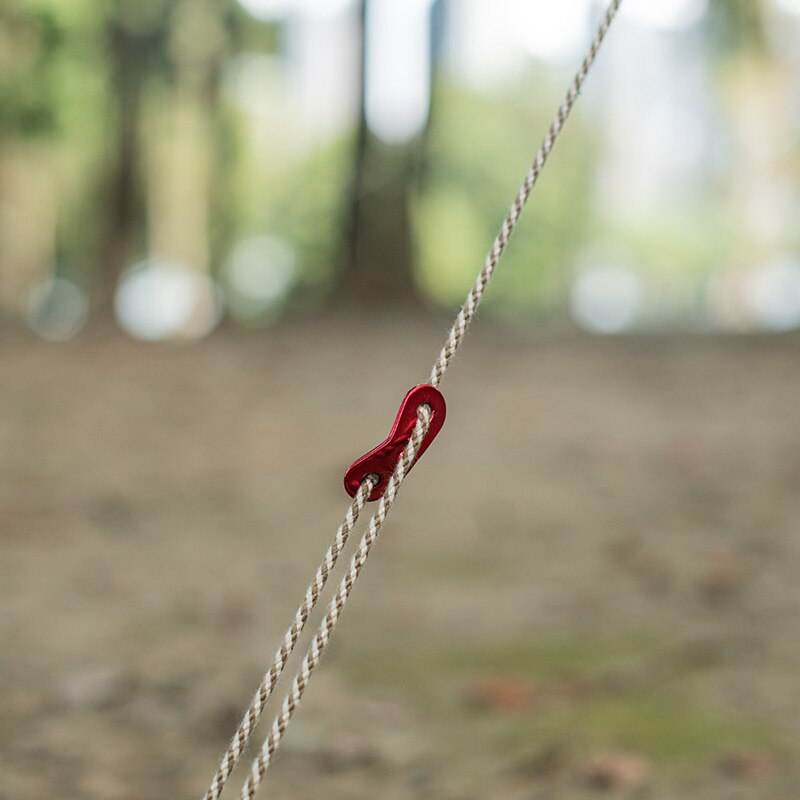Naturehike-Cuerda de viento de algodón, accesorios de tienda con nudo rápido, hebilla de cuerda de viento antideslizante, gancho de ajuste para acampar y senderismo