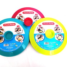 Tapa Volteatortillas Dar Vuelta Gira Tortilla Patata 25,5 Cm Alimentos Sartén Bandeja Recipiente Comida Libre BPA