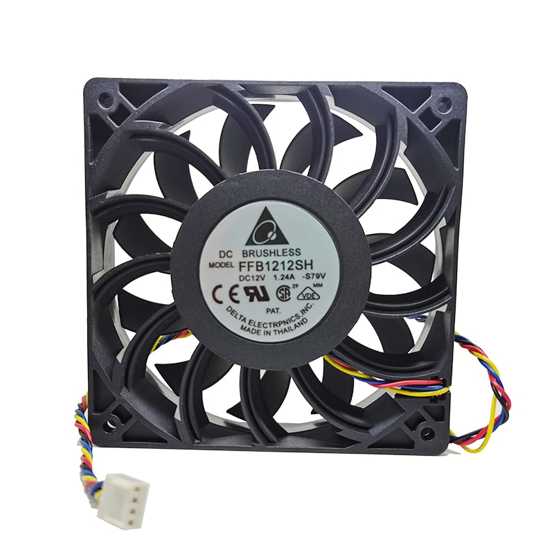 original FFB1212SH 12025 12V 1.24A 12CM violent high speed air volume fan