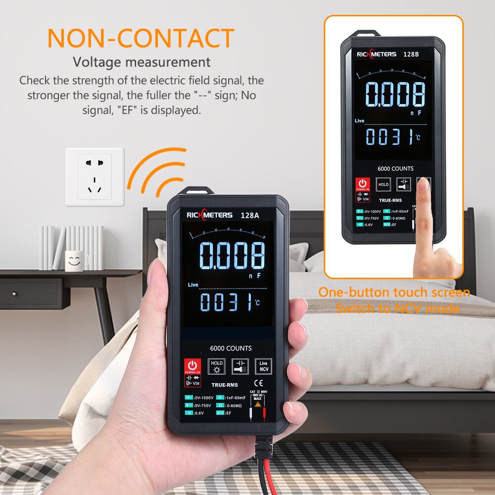 Richmeters Telt True Rms Digitale Multimeter Grandado