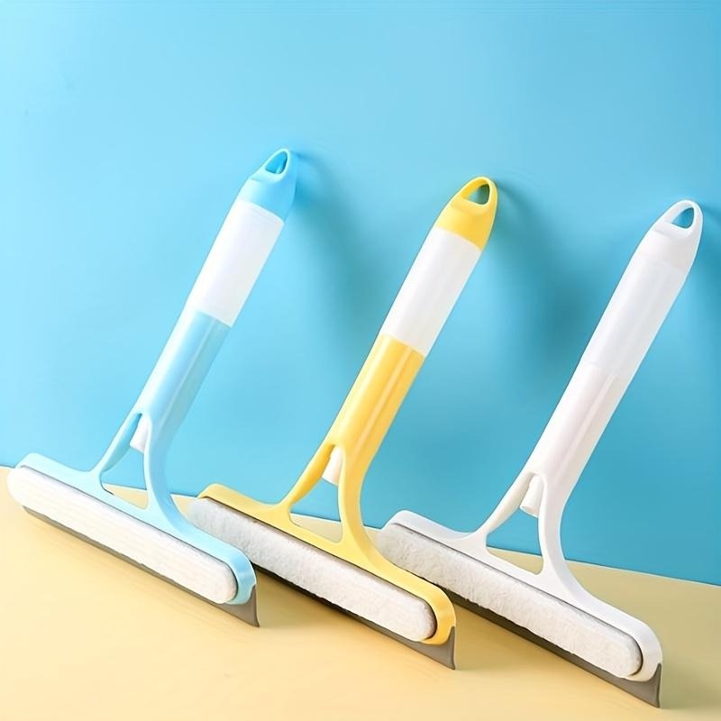 Limpiador de vidrio multifunción, cepillo de limpieza de ventanas para el hogar, pulverizador, cepillo de limpieza de jabón, cepillo de goma automotriz para el hogar