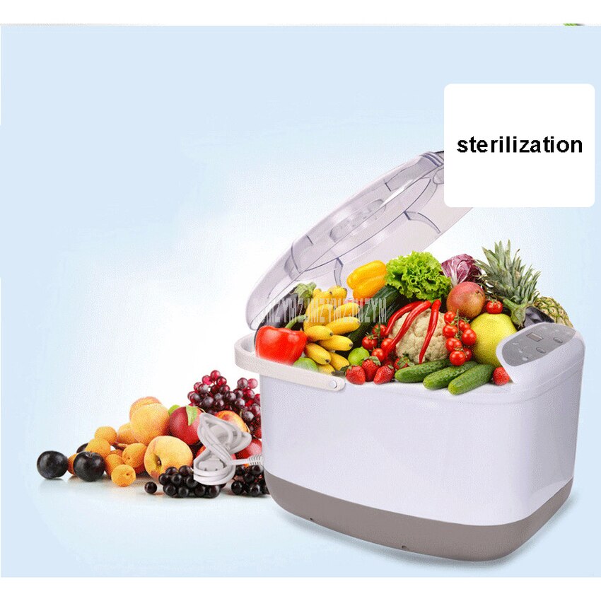 7L Household Fruit and Vegetable Ozone Washing Machine Ozone Disinfection Washer Sterilizer Sterilizing Detoxification Machine