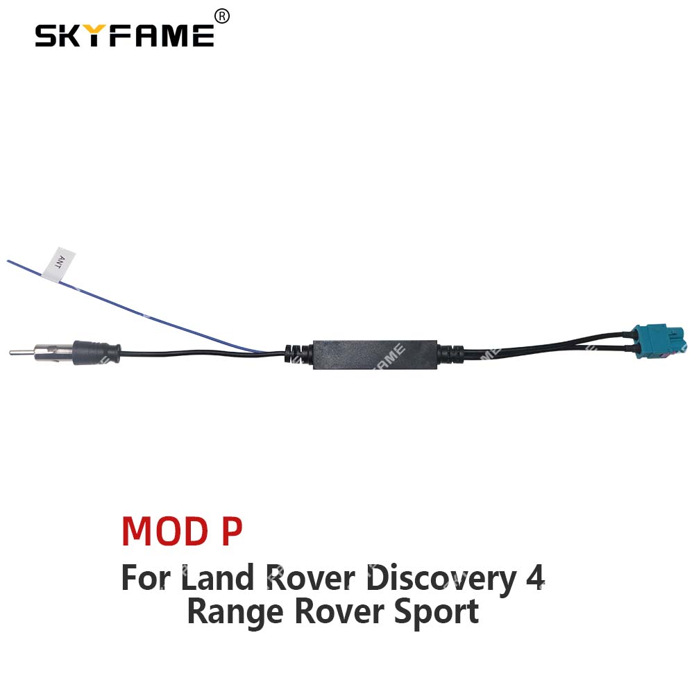 SKYFAME Car Radio FM AM Antenna Converter Adapter Extended Line Plug For Car Playe DVD Android Multimedia Navigation: PURPLE