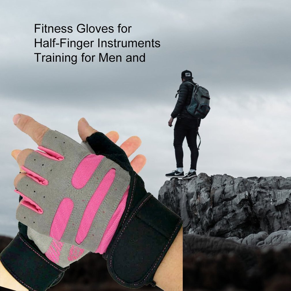 Fitness Handschoenen Mannen En Vrouwen Half Vinger Fitness Apparatuur Training Palm Fitness Producten Bodybuilding Handschoenen