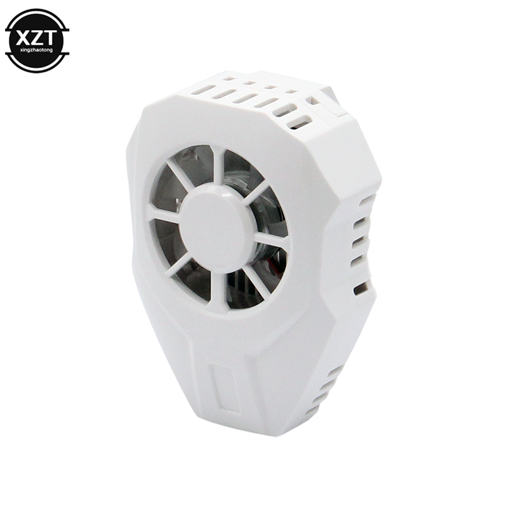 Abs Materiaal Usb Oplaadbare Game Radiator Systeem Koelventilator Game Handvat Beugel Iphone Huawei Samsung Mobiele Telefoon Radiator: L01 white