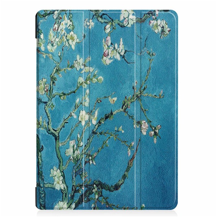 Painted leather 3 fold Magnetic cover case For Lenovo Tab E10 X104 Tablet released) for Lenovo Tab E 10 X104 tablet cover: xing hua