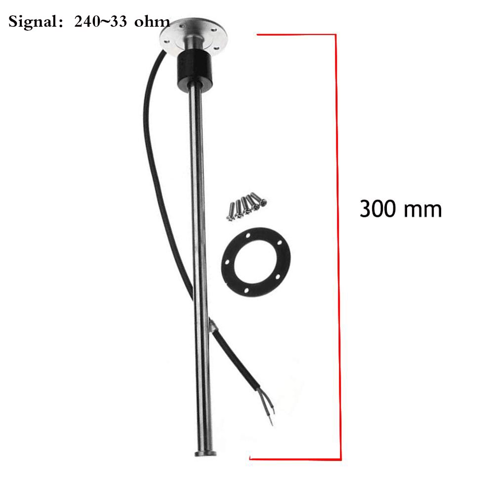 Stainless Steel Oil Liquid Tank Fuel Level Sensor 240ohm/ 190ohm Fuel Sending Unit Float Switch with 200 mm 300 mm 350 mm 450 mm: 300mm  240-33ohm