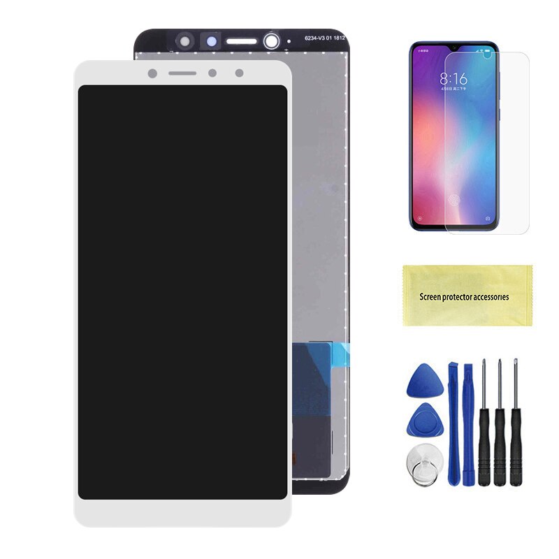 100% Original For Xiaomi Redmi S2 LCD Display Touch Screen Digitizer Assembly with Frame For redmi s2 lcd Phone Pantalla: White No Frame