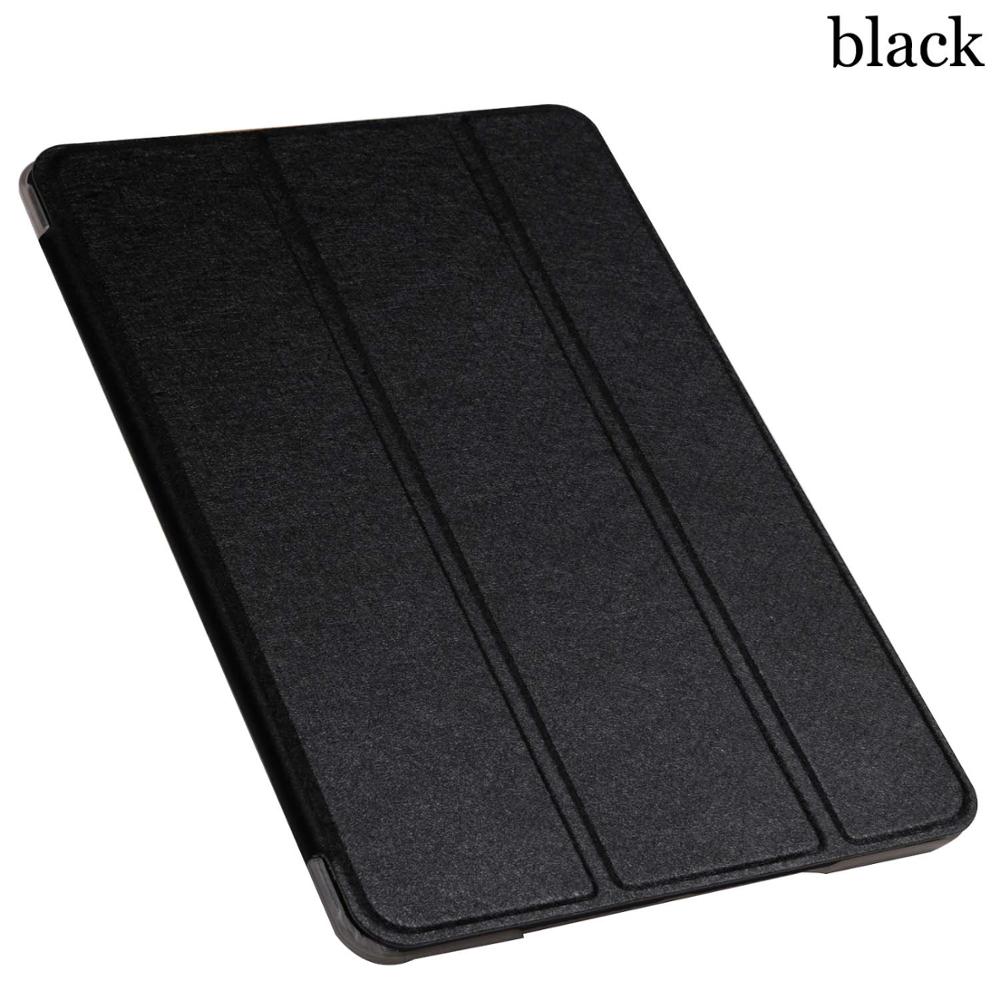 Qijun tablet flip etui til huawei mediapad  m5 8 8.4 " smart wake up sleep læder fundas fold stand cover taske til sht -w09/al09: Sort