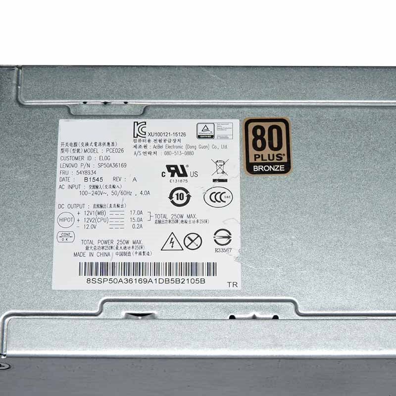 Fuente de alimentación PSU Original para Lenovo 4600, 6600, 6900, 8600, 4900, 10 pines, 250W, HK350-12PP, PCE026, FSP250-30AGBAA, PCH016