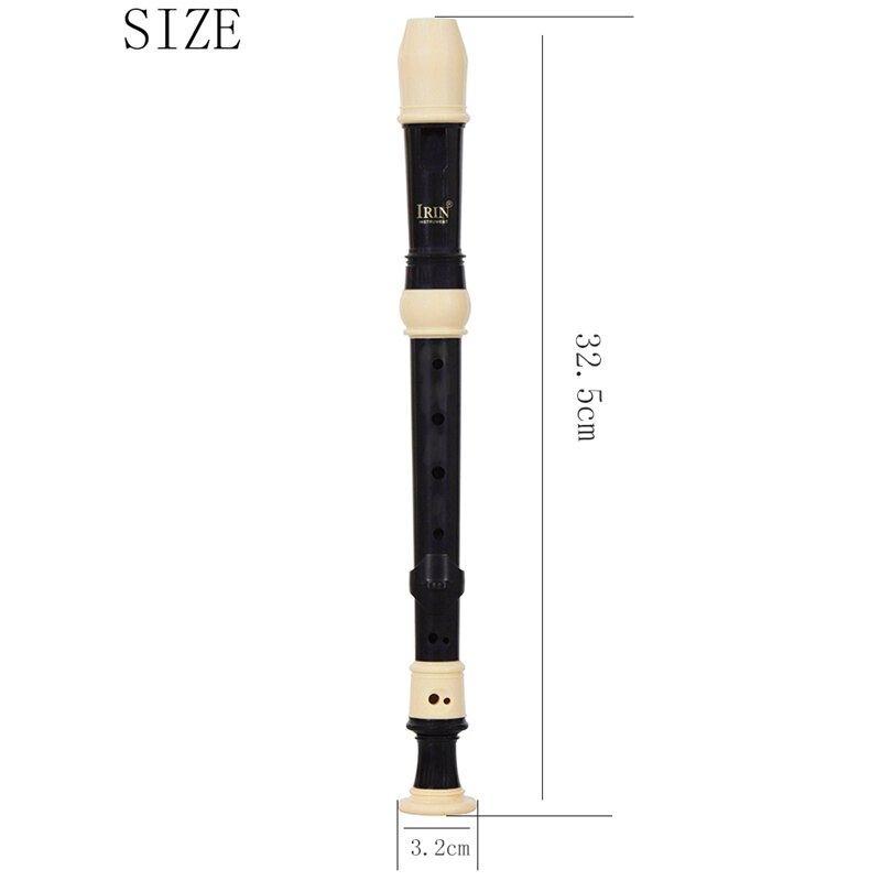 Irin Soprano Recorder - Baroque Fingering Style - Beginner Musical Instrument
