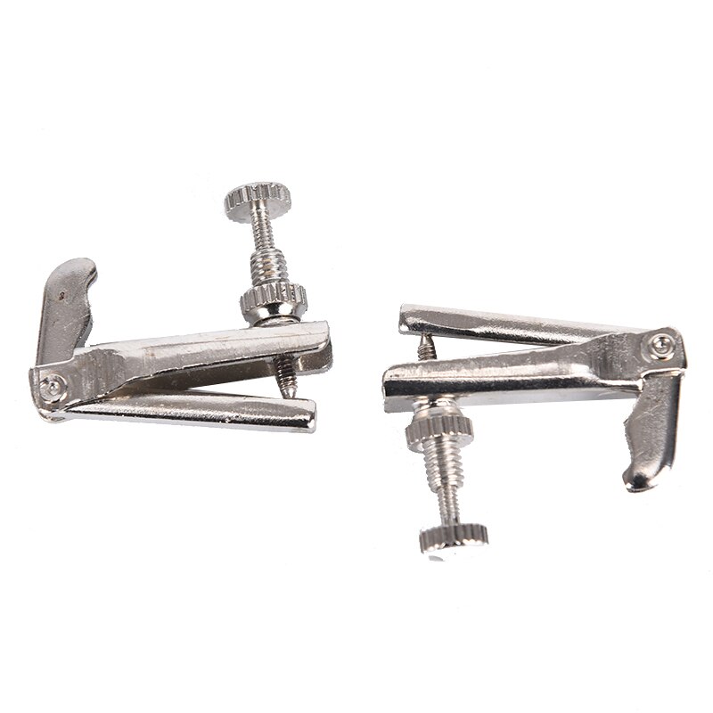 4pcs Violin String Tuner Fine Tuner Adjuster Parts Fit 3/4 - 4/4 Violin