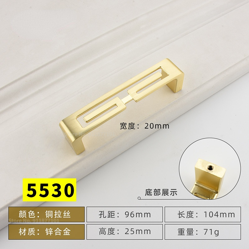 Manijas de cajón para muebles, pomo de cocina para puerta, cajón, muebles de cocina, anillos dorados de un solo orificio