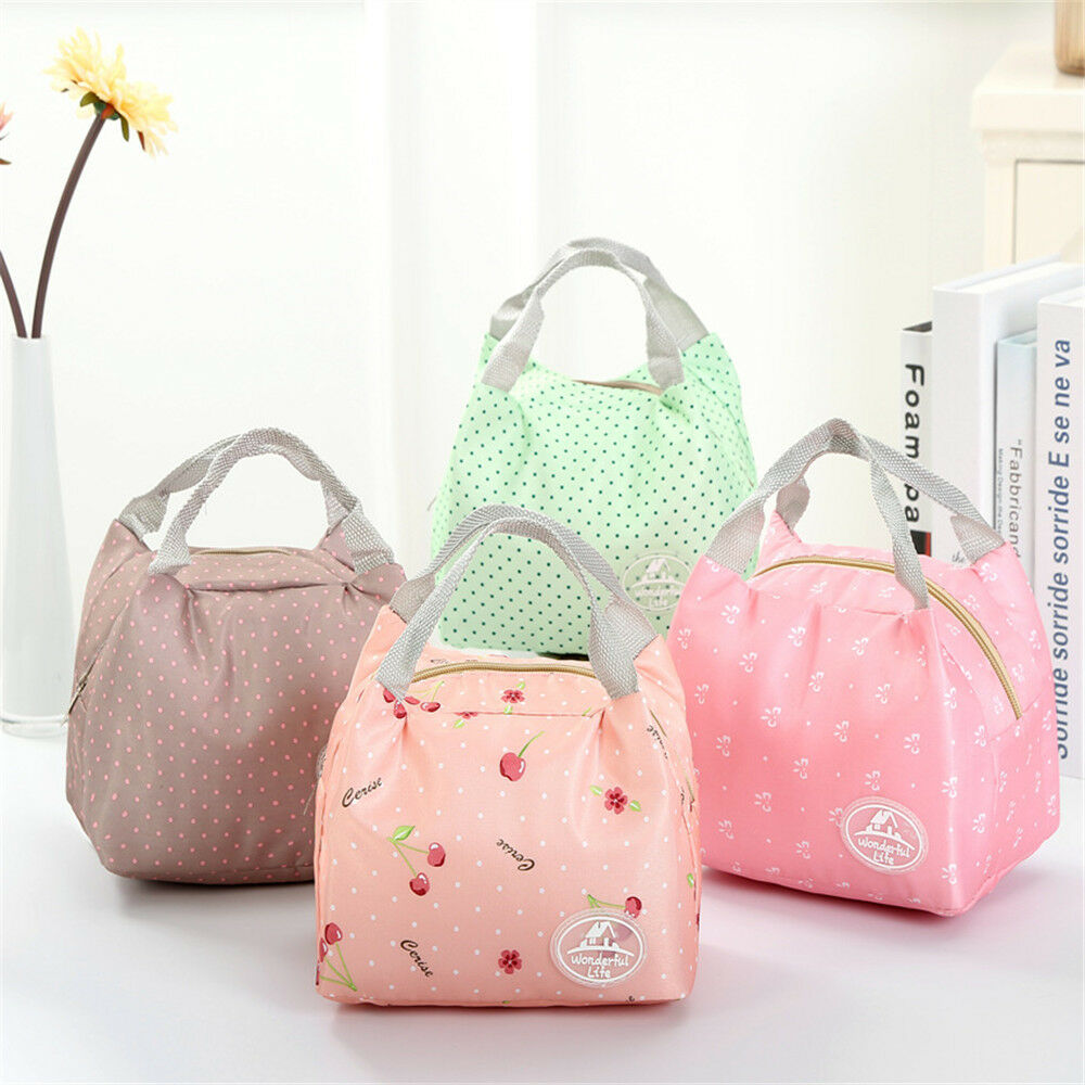 Neue Unisex Frauen Männer Tragbare Reise Thermische Isolierte Kühltasche Lunch Box Picknick Tragen OL Büro Schule Mädchen Kinder Tote beutel