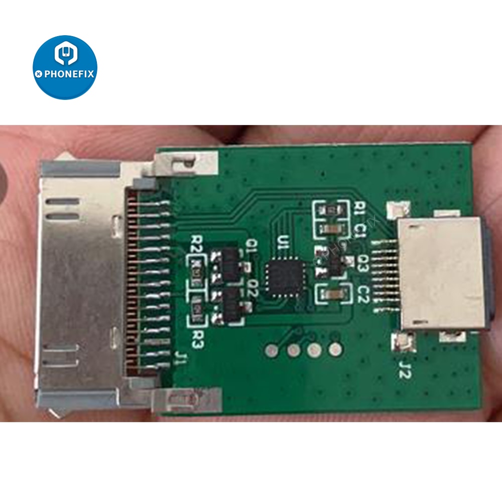 Adaptador de pantalla púrpura para iRepair P10 mágico, herramienta de diagnóstico Mini DFU para iPad 2/3, sin disco duro de desmontaje, lectura y escritura SN: Adapter