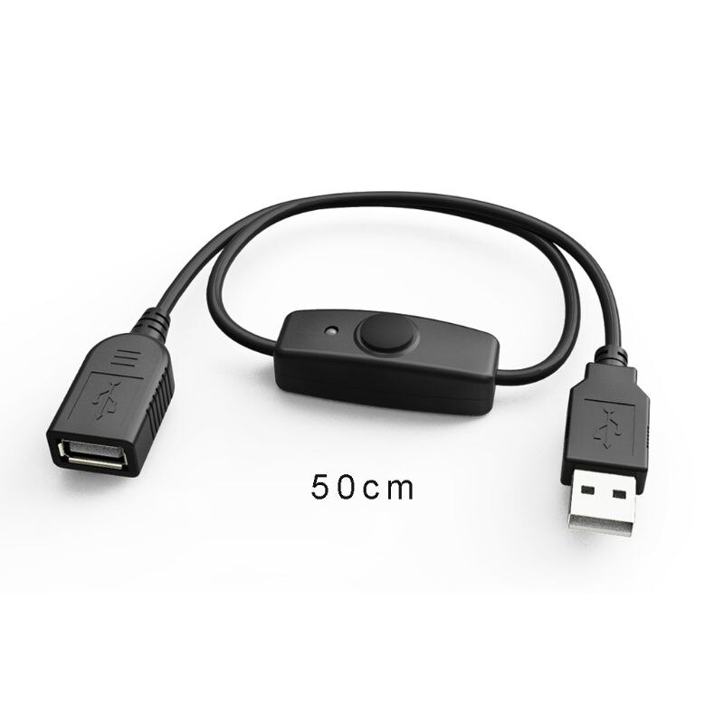 Data Sync Super Speed Usb 2.0 Extender Cord Met Aan Uit Schakelaar Led Indicator Voor Raspberry Pi Pc Usb Extension kabel