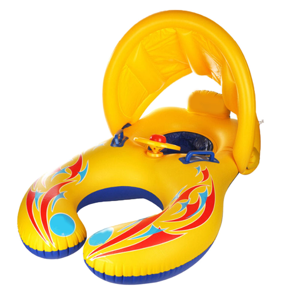 Moeder Kind Opblaasbare Ring Zwemmen Cirkel Baby Float Opblaasbare Swimtrainer Dubbele Vlot Ringen Speelgoed Zwembad Accessoires: 1