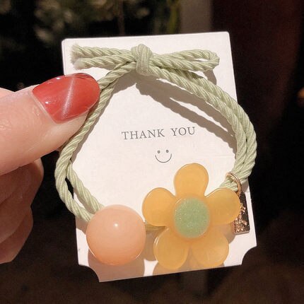 Trend Koreaanse Eenvoudige Duurzaam Chouchou Vrouwen Meisjes Elastische Haar Elastiekjes Holder Accessoires Tie Haar Touw Ring Hoofdtooi