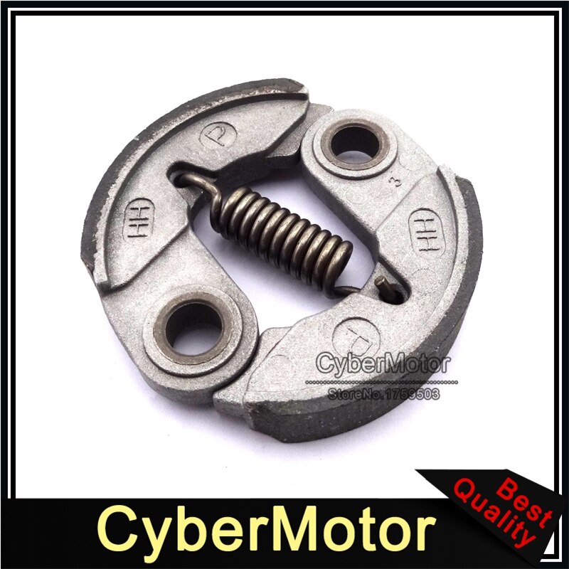 Pocket bike kopplingsplatta för 2 takt 33cc 43cc 49cc motor kinesisk mini moto bensin bensin skoter minimoto