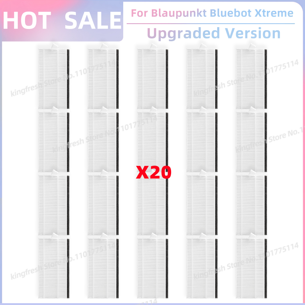 Geschikt voor (Blaupunkt Bluebot Xtreme) Stofzuigeronderdelen HEPA-filter Dweildoek Accessoires: Licht Geel