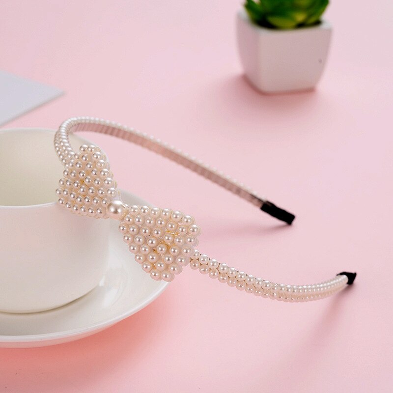 Elastic Headwear Magic Headbands Baby Cute Girls Pearl Headband Headwear Apparel Photography Prop Party