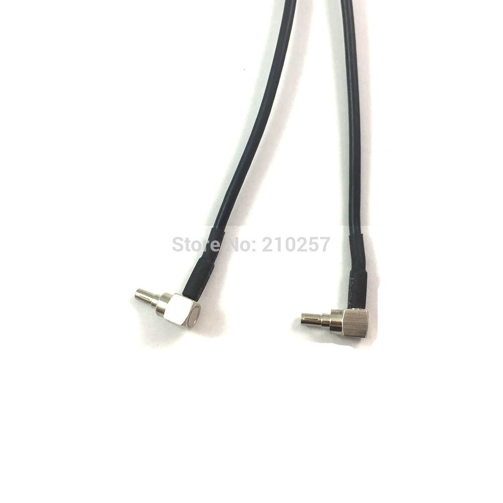 1 pcs SMA Fêmea de tipo Y 2x CRC9 RA Masculino Splitter Combinador Cabo Pigtail RG316 20 cm Para Huawei Modem