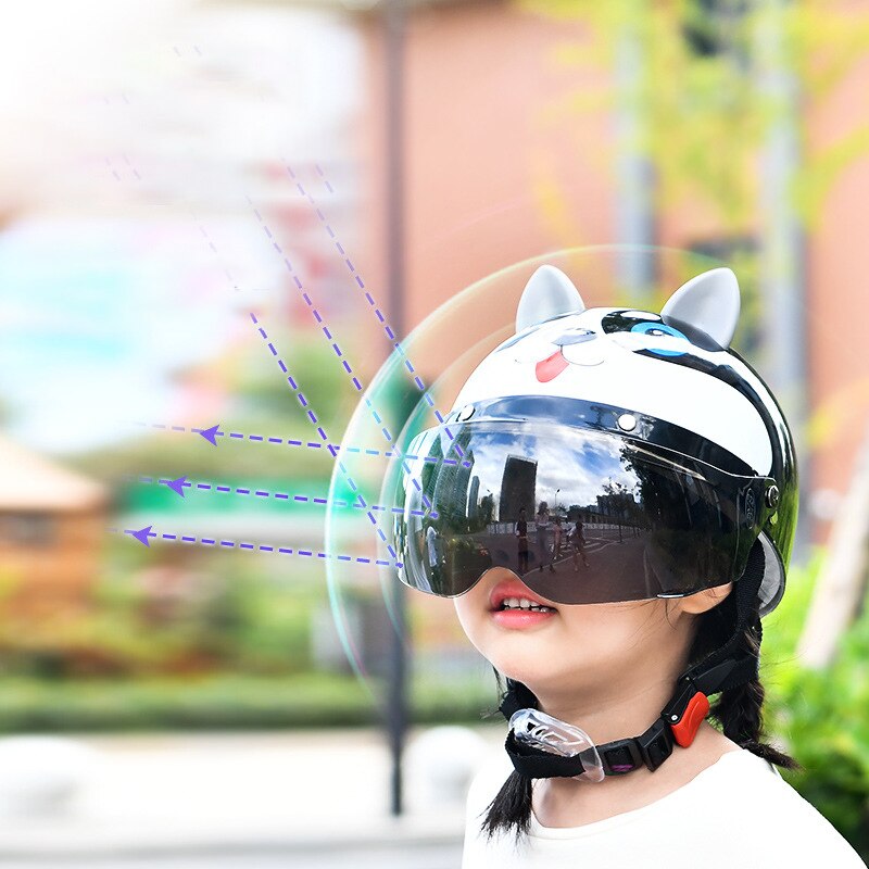 GOPLUSS Kid Safety Bike Helmets High Density PC Cartoon Skating Child Cycling Riding Kids Bicycle Helmets Skiing Safety Helmet
