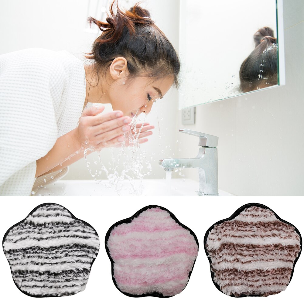 Soft Makeup Removal Sponge Flutter Face Washing Cotton Flapping Reusable Sponge Face Cleansing Sponge Cleaner Tools