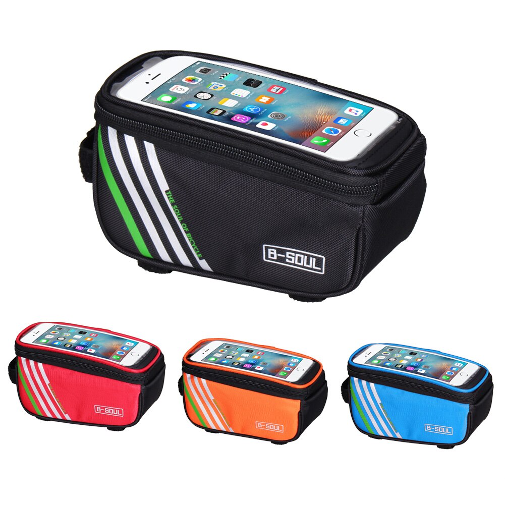 Fietstas Waterdichte Touch Screen Fietsen Bag Top Voor Tube Frame Mtb Racefiets Tas Telefoon Case Fiets Accessoires