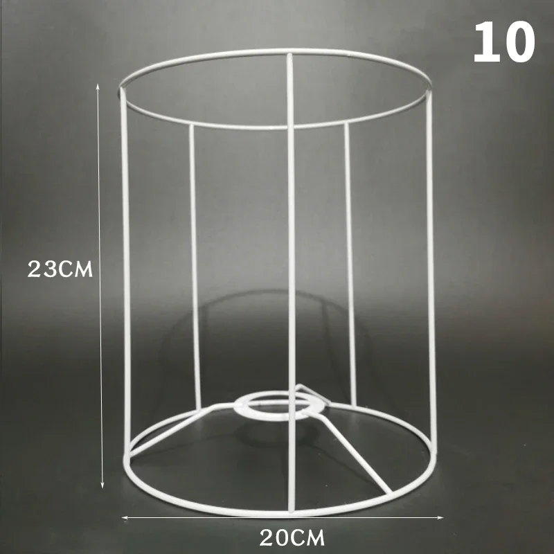 Lampenkap Kooi Frame Ijzeren Draad Licht Kroonluchter Beugel Lamphouder Voor Diy Ring Guard Tafel Lampenkap Ondersteuning Materiaal: Roze