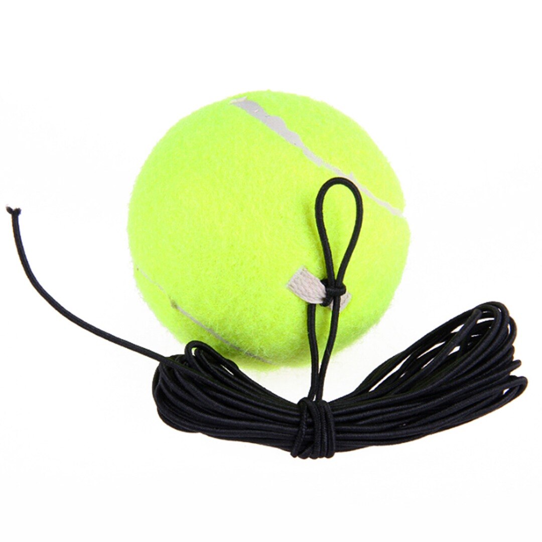 Neue Gummi Wolle Trainer Tennis Ball Mit Schnur Ersatz Für Einzel Praxis Ausbildung