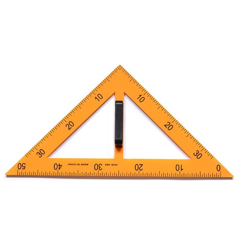 Juego de reglas de enseñanza multifunción, Regla de medición de transportador triangular, herramientas