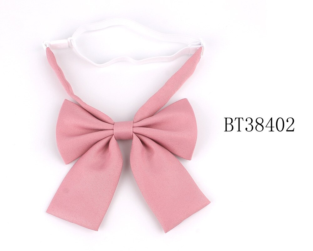 Ladies Large Bowtie Oversize Bow tie For Women Uniform Collar Butterfly Bow knot Adult Solid Bow Ties Cravats Girls Red Bowties: BT38402
