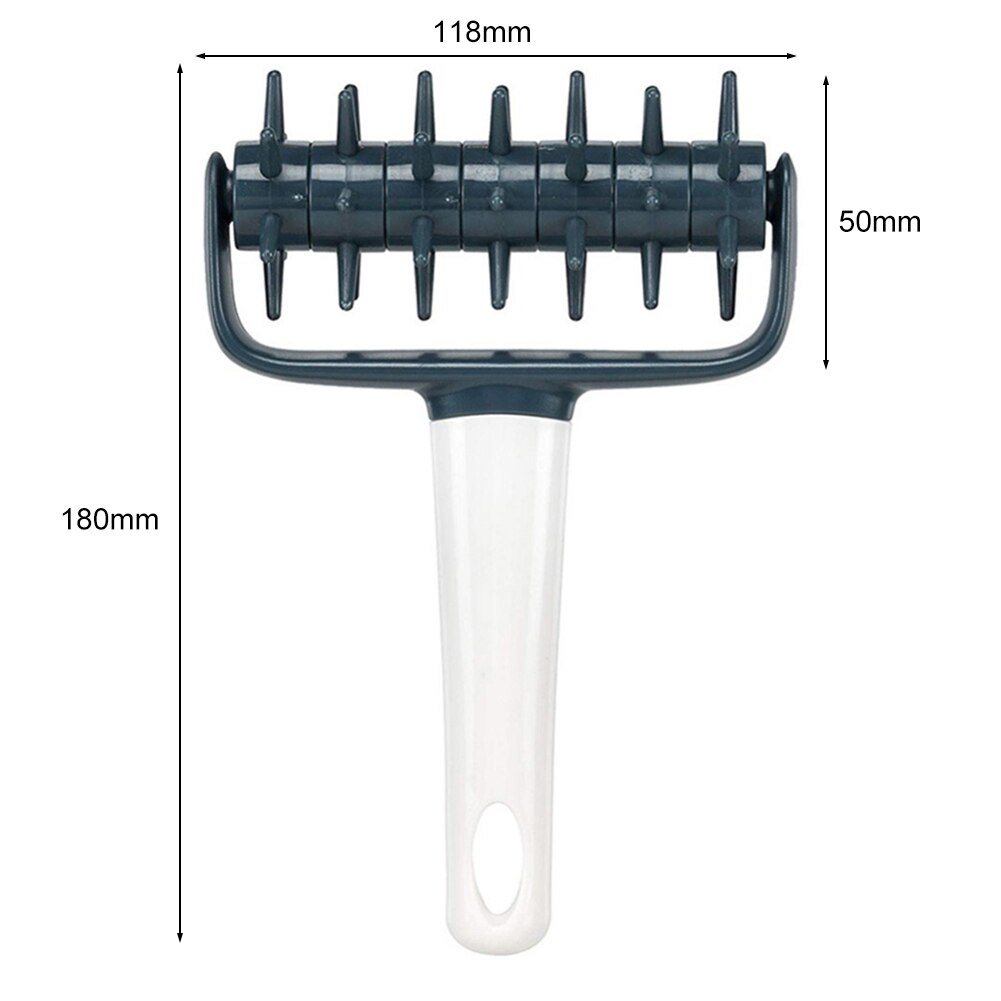 Diy Plastic Pizza Deeg Roller Punch Perforator Perforator Handheld Thuis Keuken Pastei Naald Wielen Brood