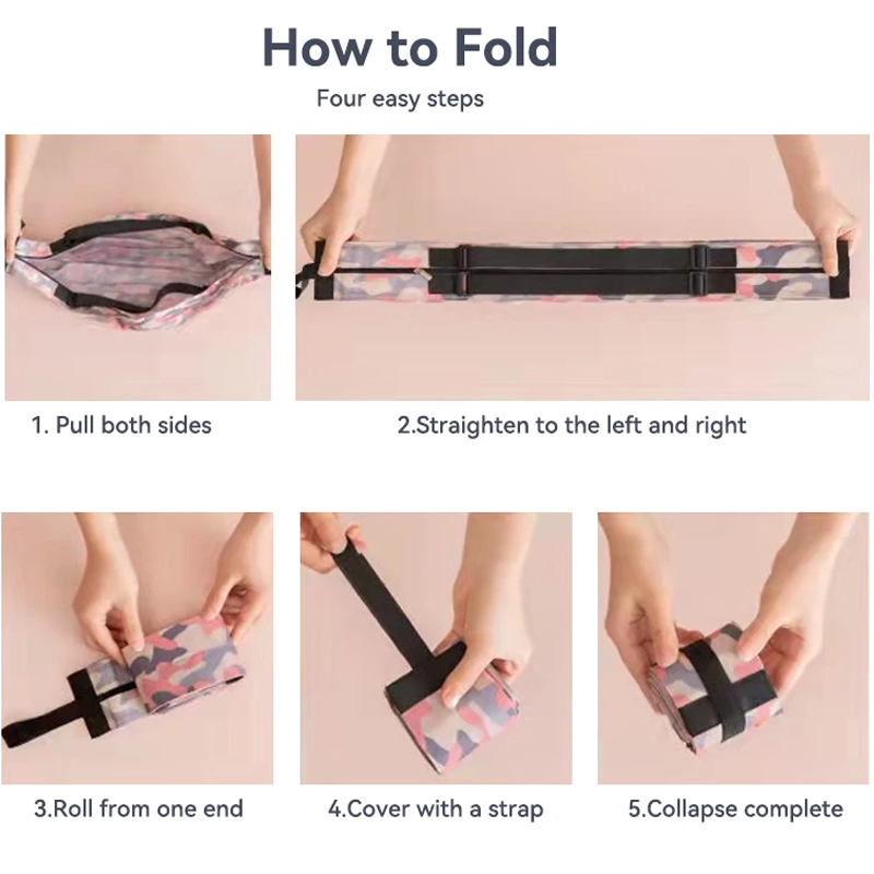 Opvouwbare boodschappentas Ruimtebesparend Herbruikbare supermarkt Boodschappentas Reizen Strand Fitness Sporttas voor snacks Kleding