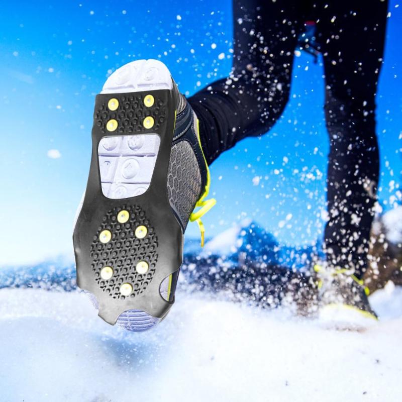 10 tanden stijgijzers berg klant antislip kramp rubber antislip schoenovertrek ijsvissen ijs oppervlak wandelen anti-stretch