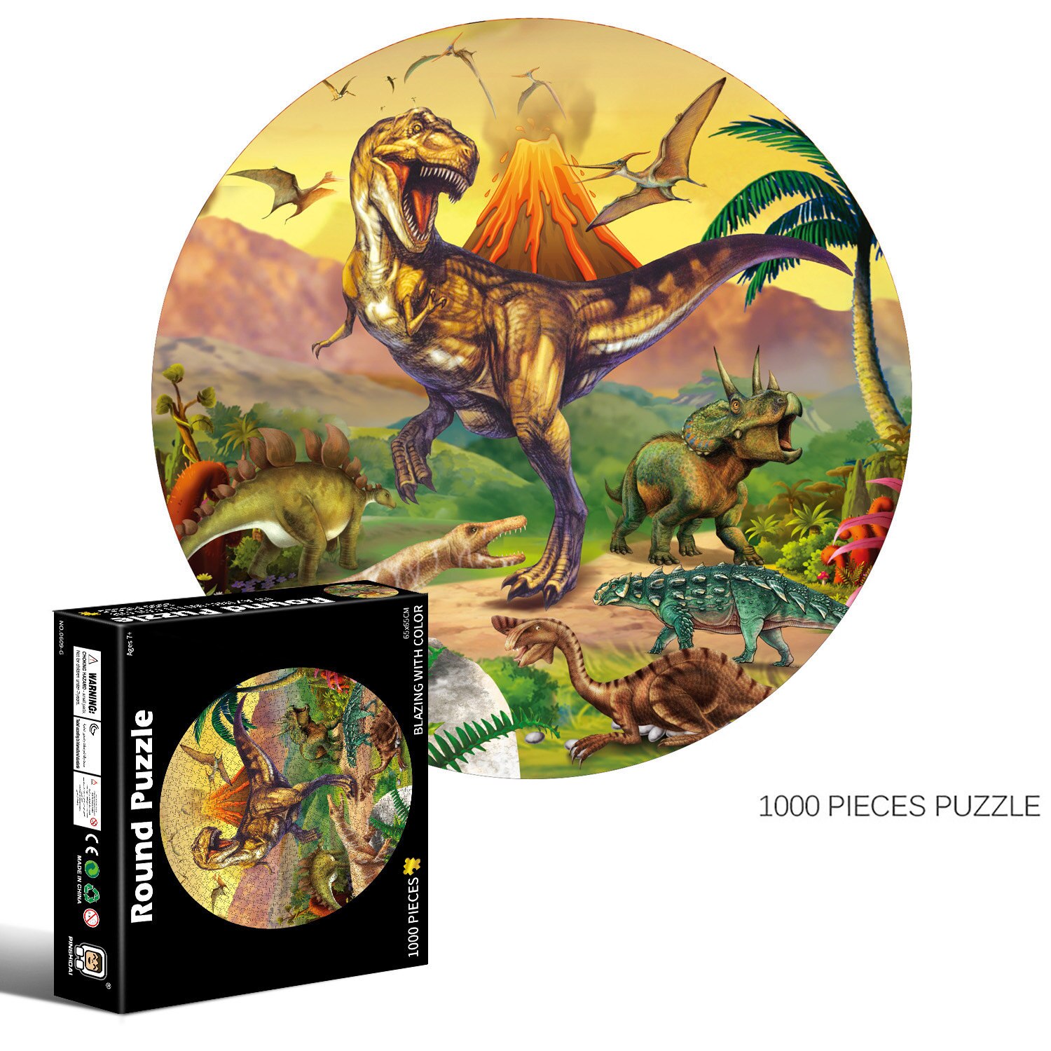 1000 stück Puzzles Kinder Pädagogisches Spielzeug Raum Sterne Mond Erde Runde Puzzle Spiel Spielzeug für Erwachsene Kinder